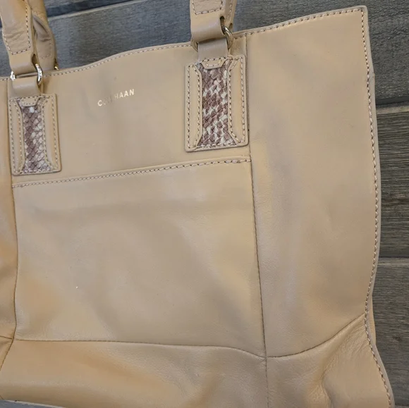 Cole Haan Leather Tan Tote - Picture 4 of 9